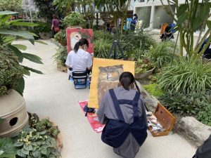 松江地区美術講習会の様子１